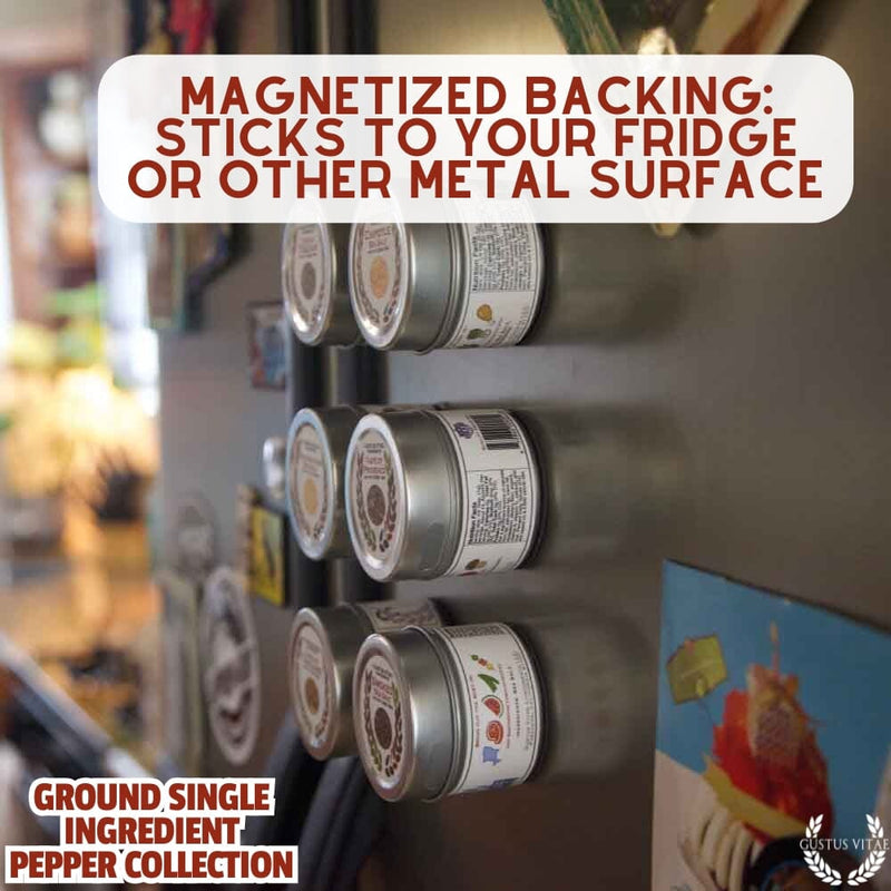 Ground Single Ingredient Pepper Collection Collections & Gift Sets Gustus Vitae