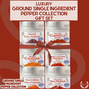 Ground Single Ingredient Pepper Collection Collections & Gift Sets Gustus Vitae