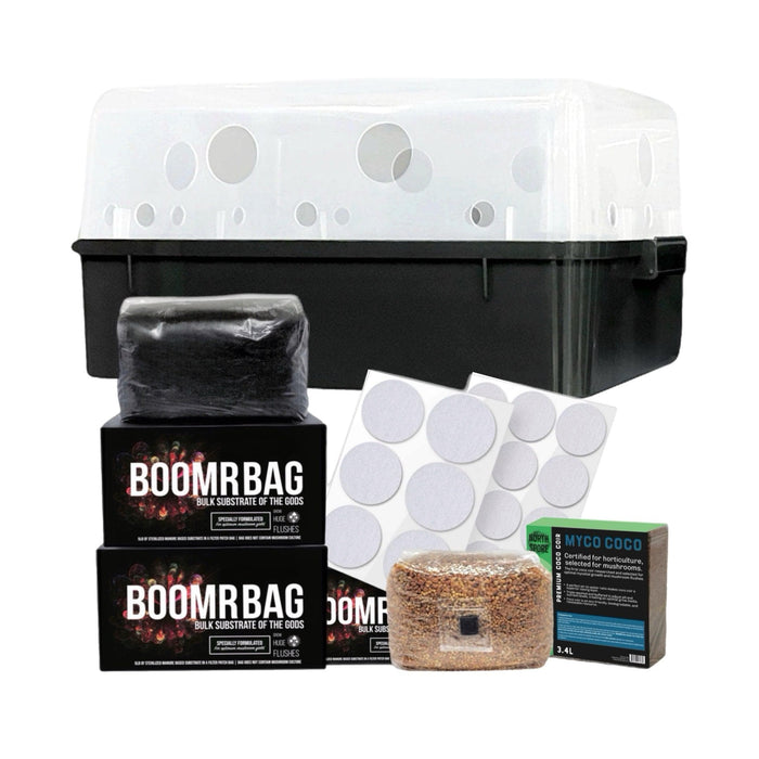 North Spore 'Boomr Bin' Monotub Mushroom Grow Kit by Farm2Me