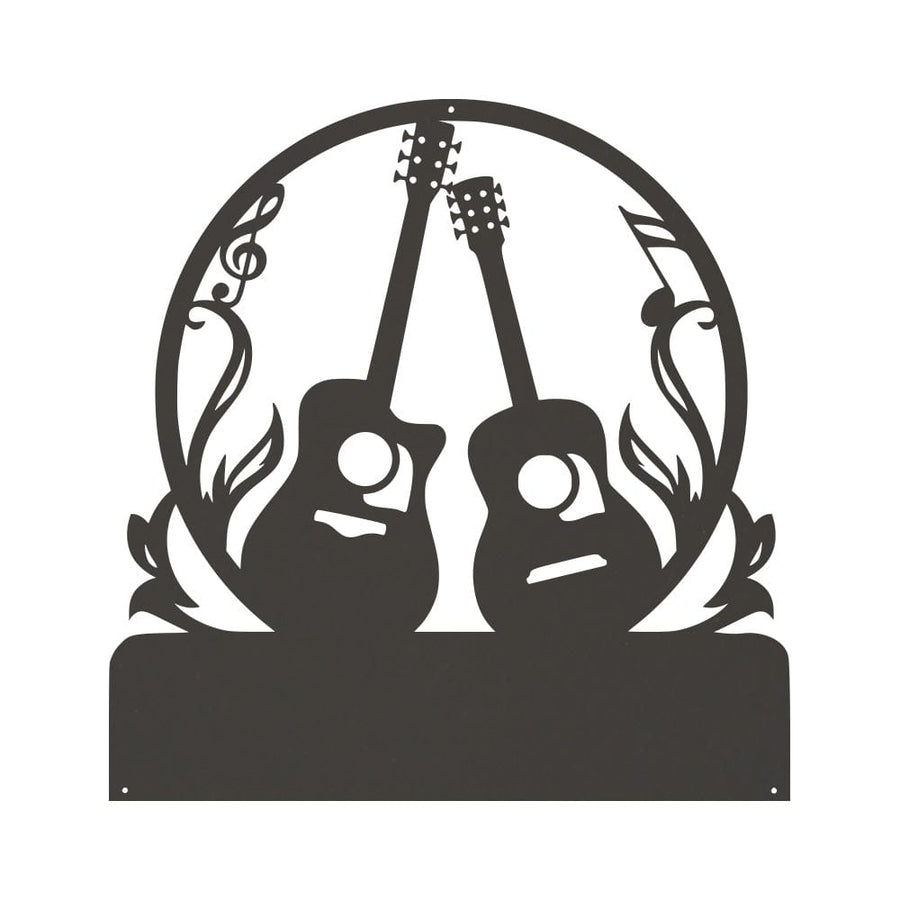 Guitar Metal Sign
