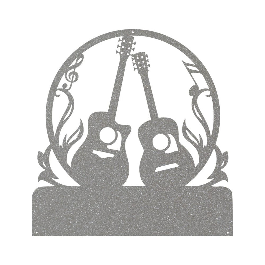 Guitar Metal Sign