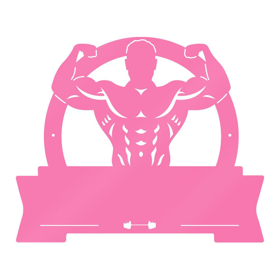 Gym Flexing Muscle Monogram