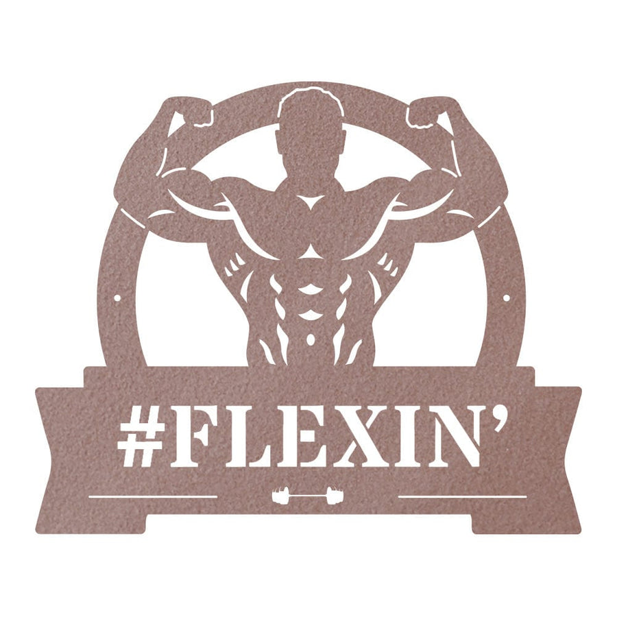Gym Flexing Muscle Monogram