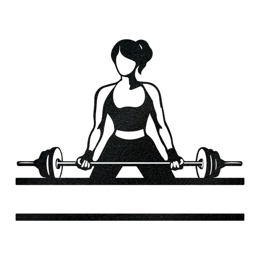 Gym Ladies Curl Bar Monogram