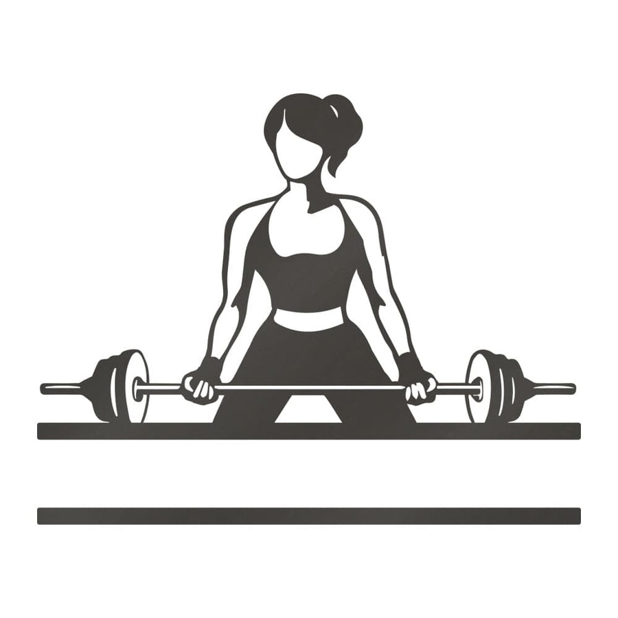 Gym Ladies Curl Bar Monogram