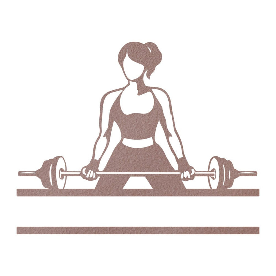 Gym Ladies Curl Bar Monogram