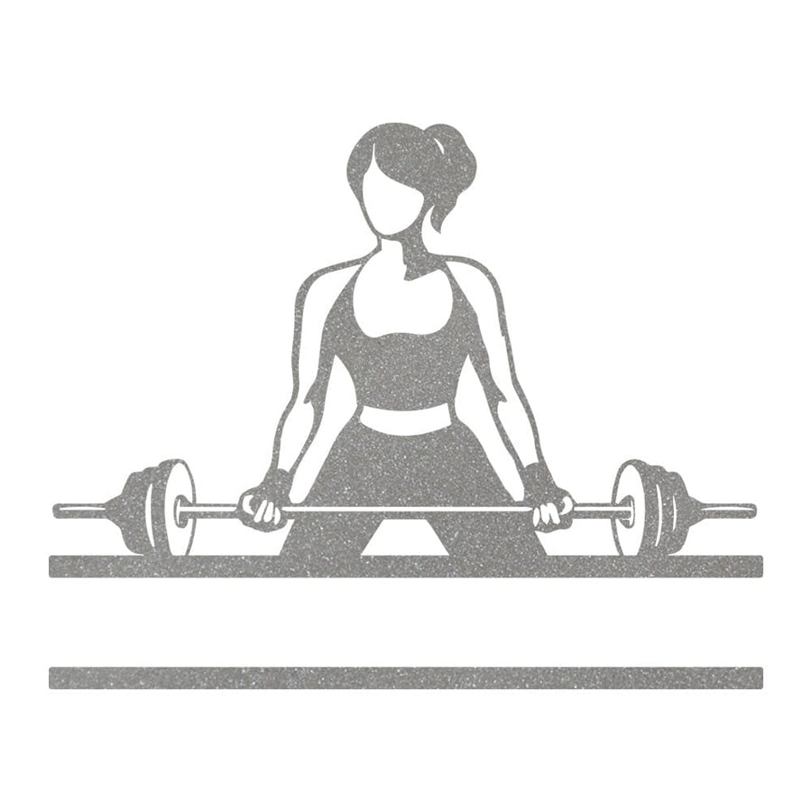 Gym Ladies Curl Bar Monogram