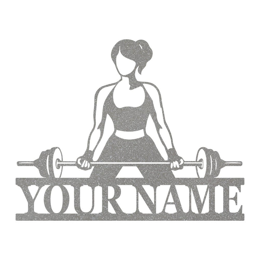 Gym Ladies Curl Bar Monogram