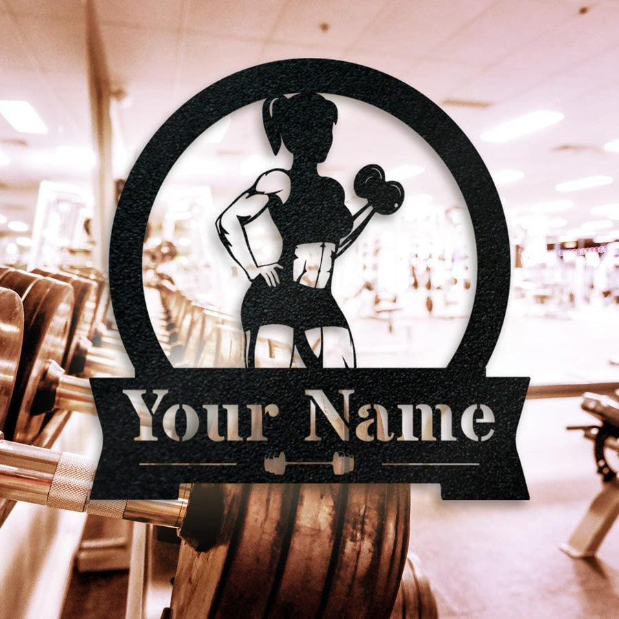 Gym Ladies Curl Monogram