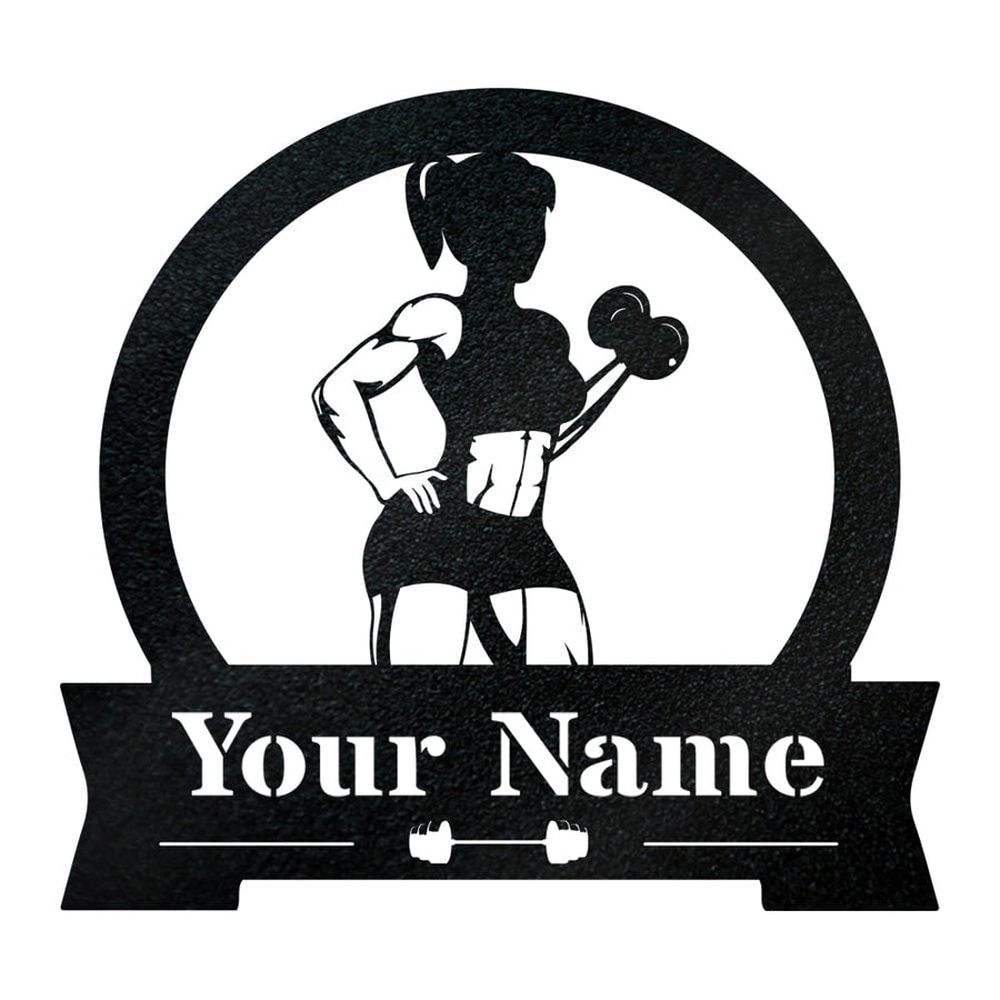 Gym Ladies Curl Monogram