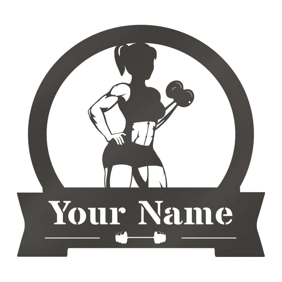 Gym Ladies Curl Monogram