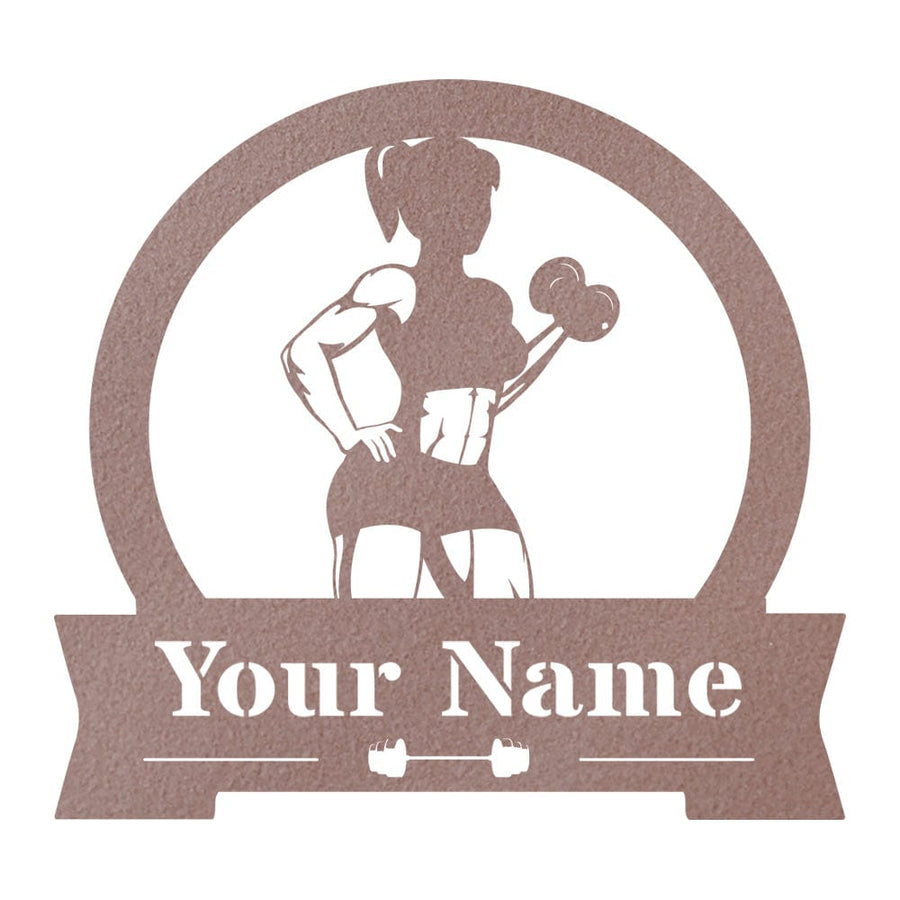 Gym Ladies Curl Monogram