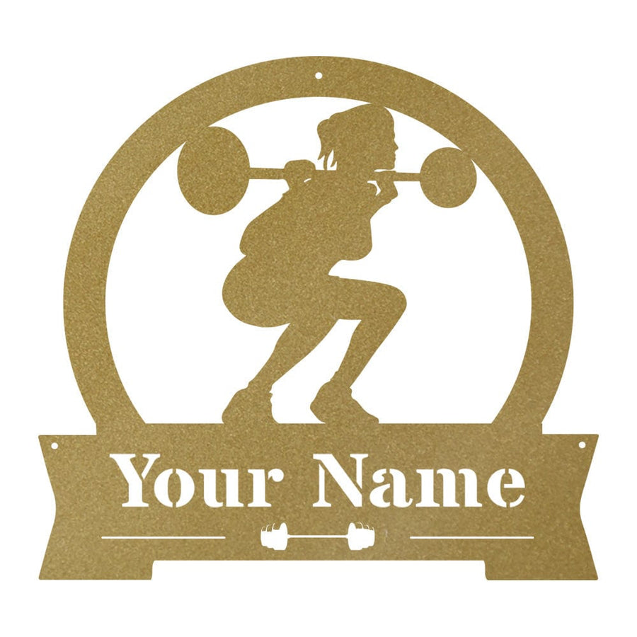 Gym Ladies Squat Monogram