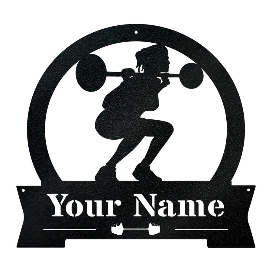 Gym Ladies Squat Monogram