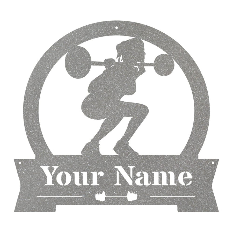 Gym Ladies Squat Monogram