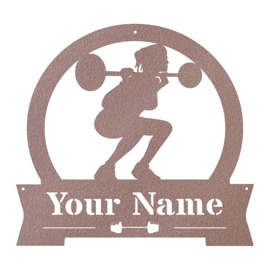Gym Ladies Squat Monogram