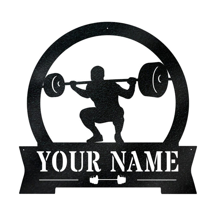 Gym Mens Squat Monogram
