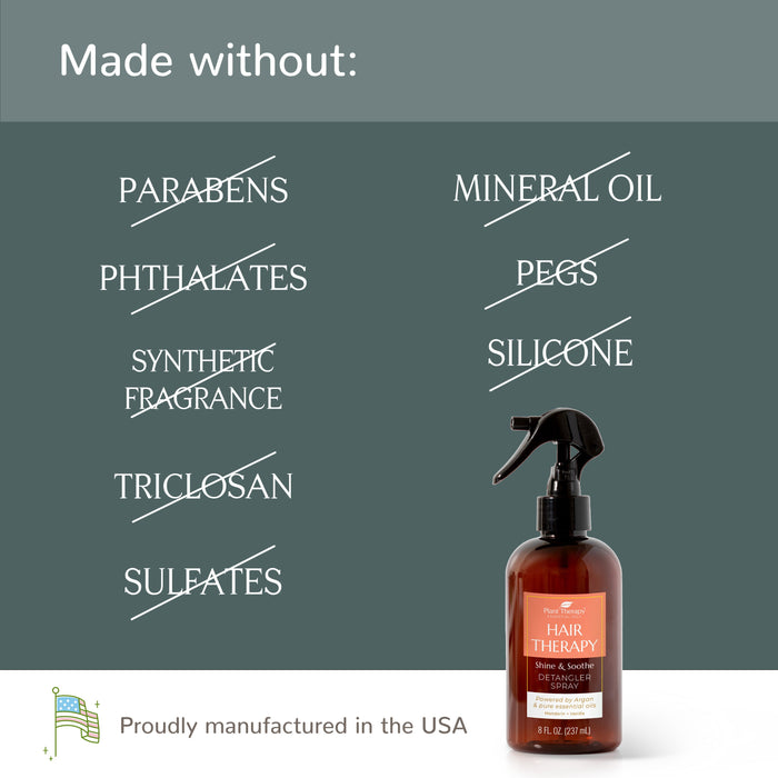 Hair Therapy Shine & Soothe Detangler Spray by Plant Therapy