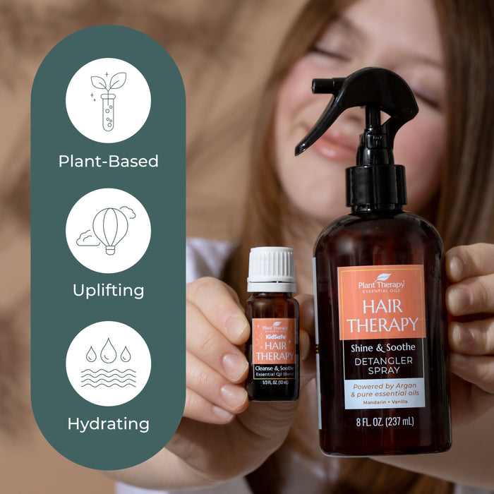 Hair Therapy Shine & Soothe Detangler Spray by Plant Therapy