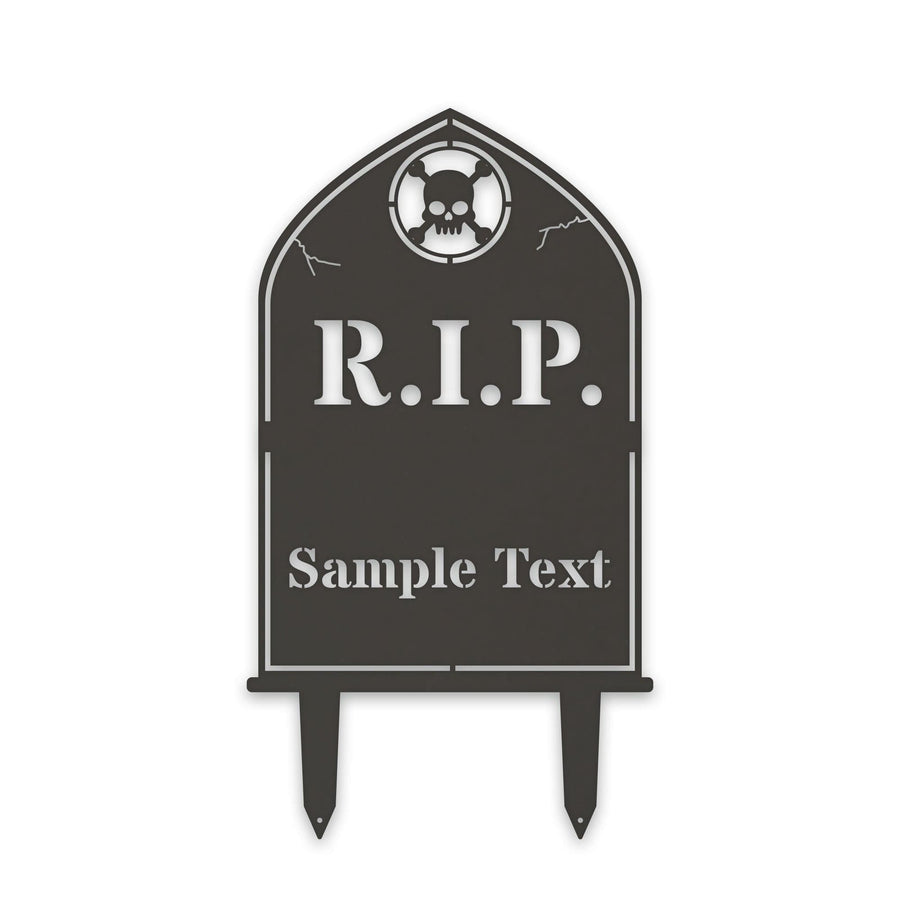 HALLOWEEN Personalized RIP Grave Marker Yard Stake