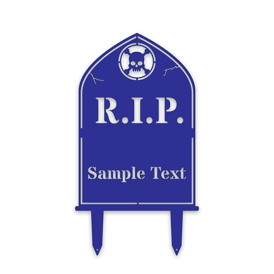 HALLOWEEN Personalized RIP Grave Marker Yard Stake