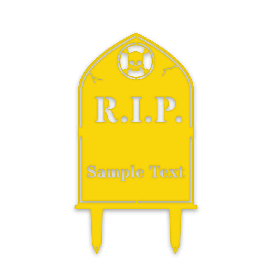 HALLOWEEN Personalized RIP Grave Marker Yard Stake
