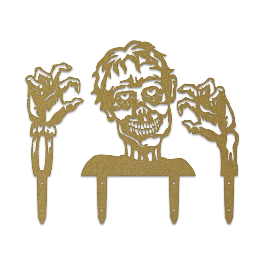 Halloween Zombie 3 Piece Set Yard or Fence Signs