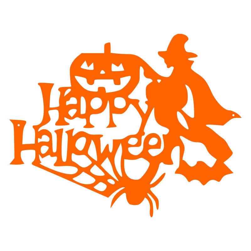 Happy Halloween Metal Sign