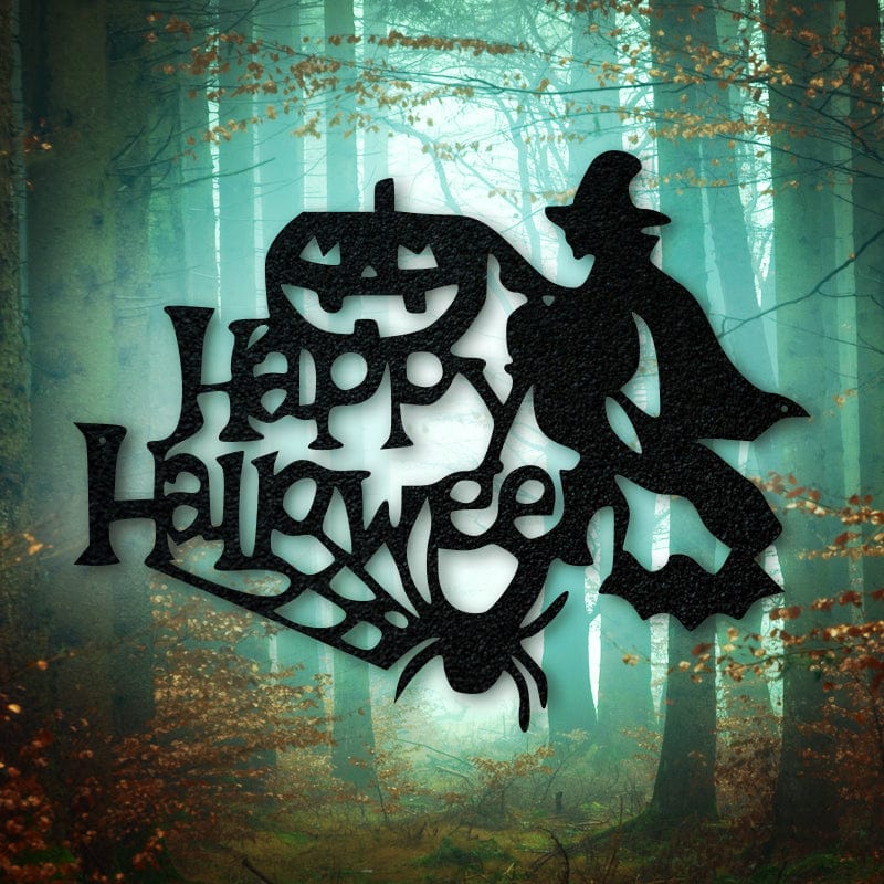 Happy Halloween Metal Sign