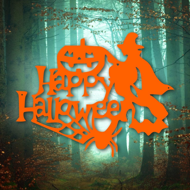 Happy Halloween Metal Sign