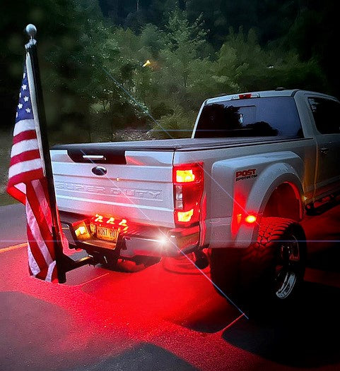 Heavy Duty Hitch Mount Flagpole Kit
