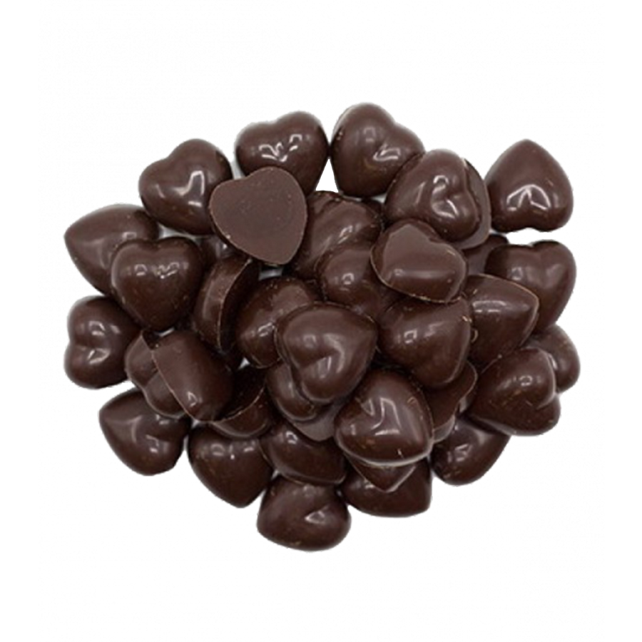 Raw Dark Chocolate Hearts
