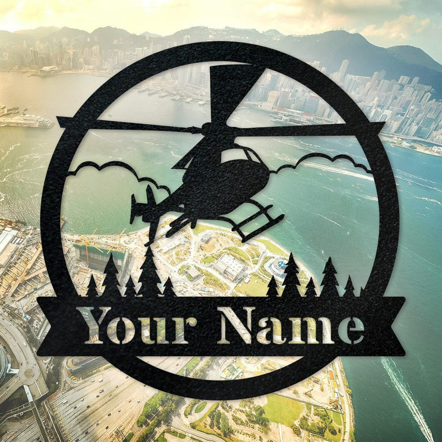 Helicopter Monogram -