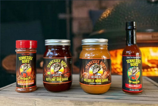 Hillbilly Quatro sauce and dry rub gift set