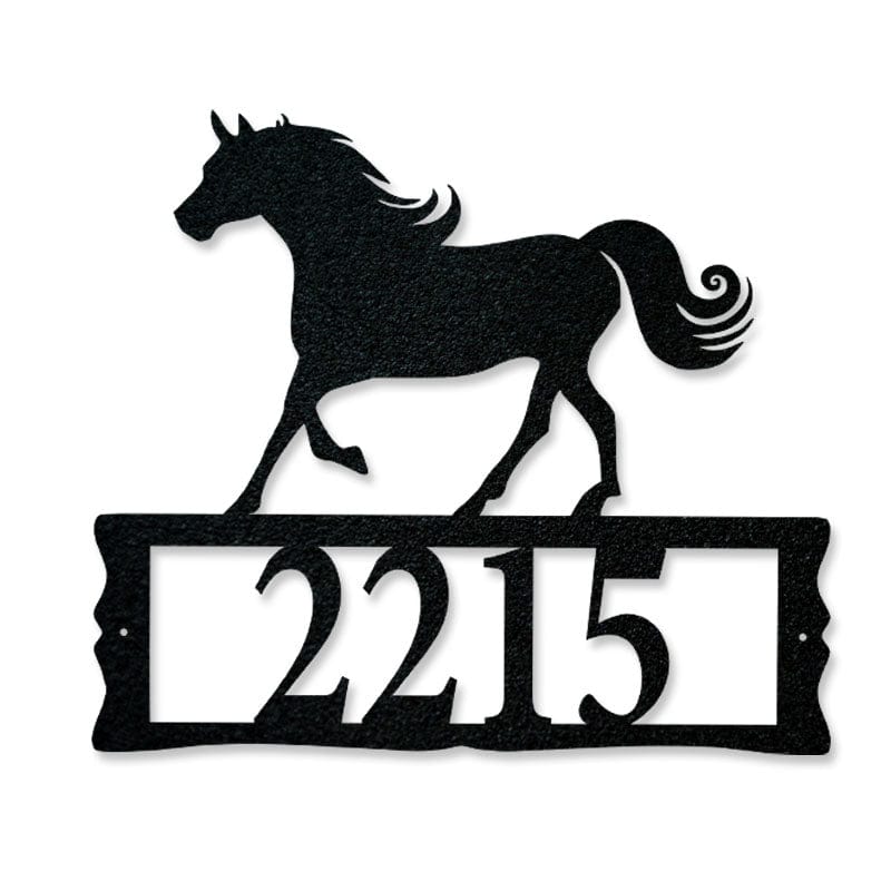 Horse Address Sign