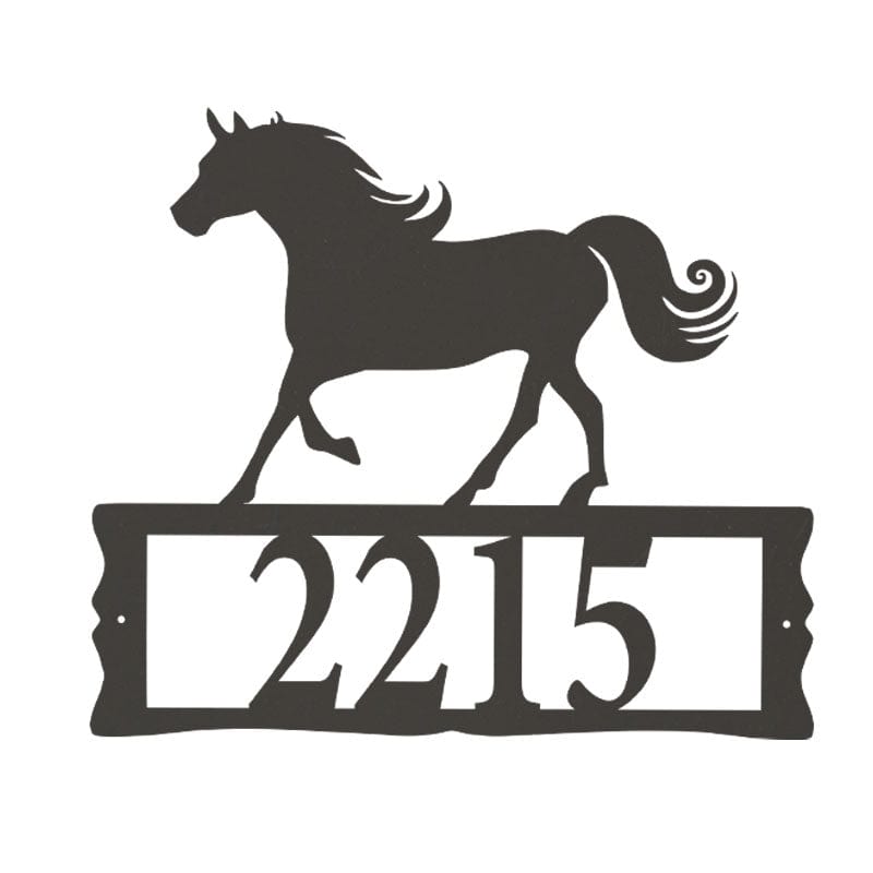 Horse Address Sign
