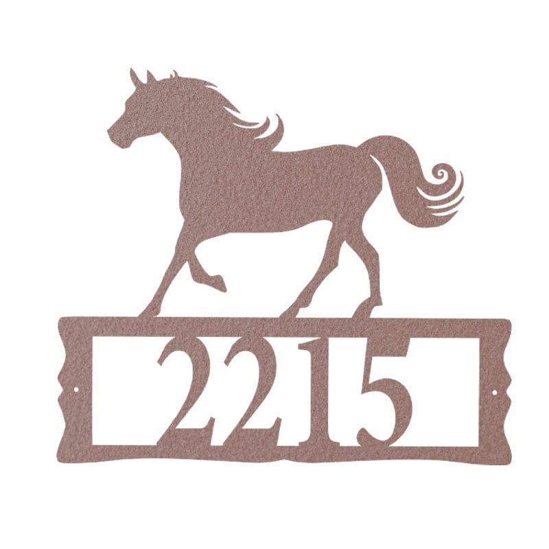 Horse Address Sign