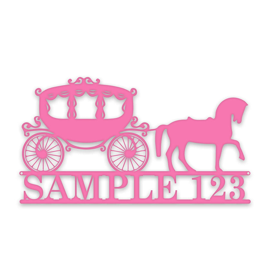 Horse Draw Carriage Personalized Sign