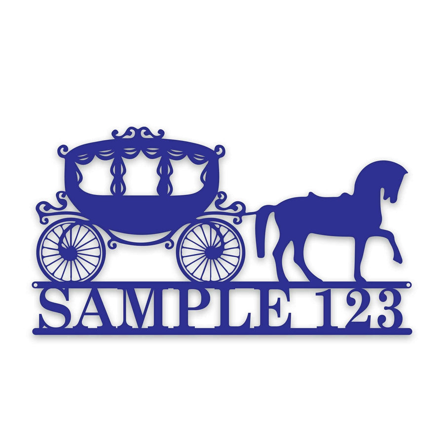 Horse Draw Carriage Personalized Sign