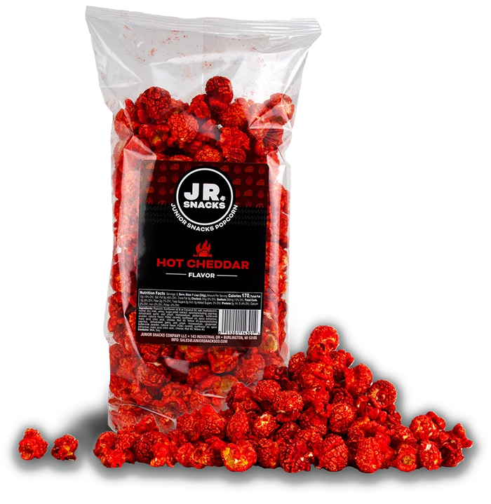 Junior Snacks Co. Hot Cheddar Popcorn