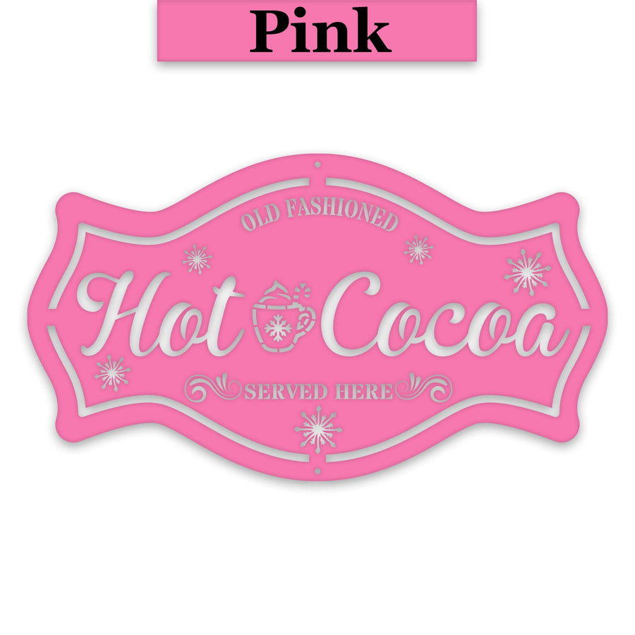 Hot Cocoa Metal Decor