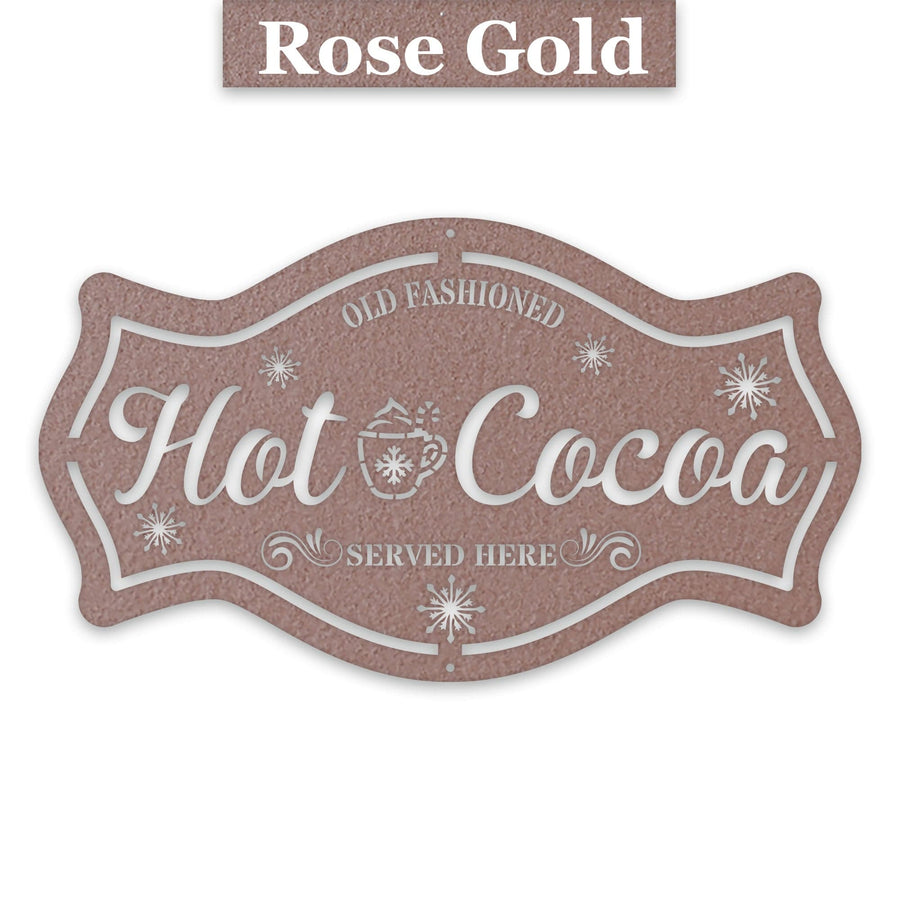 Hot Cocoa Metal Decor