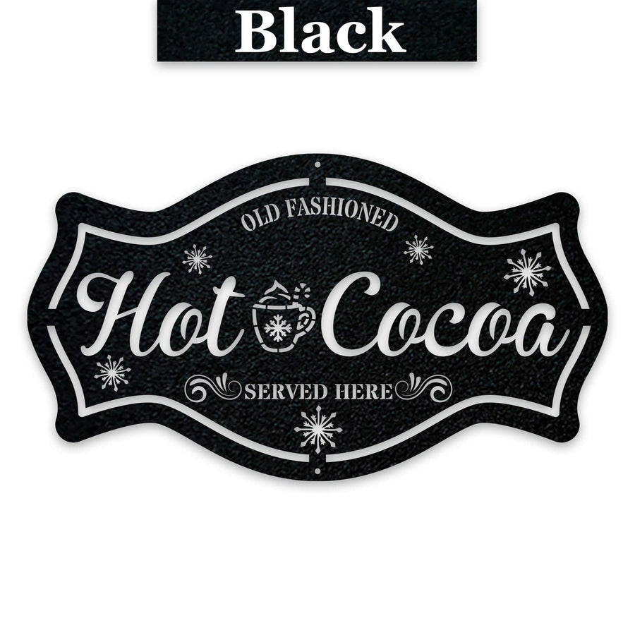 Hot Cocoa Metal Decor