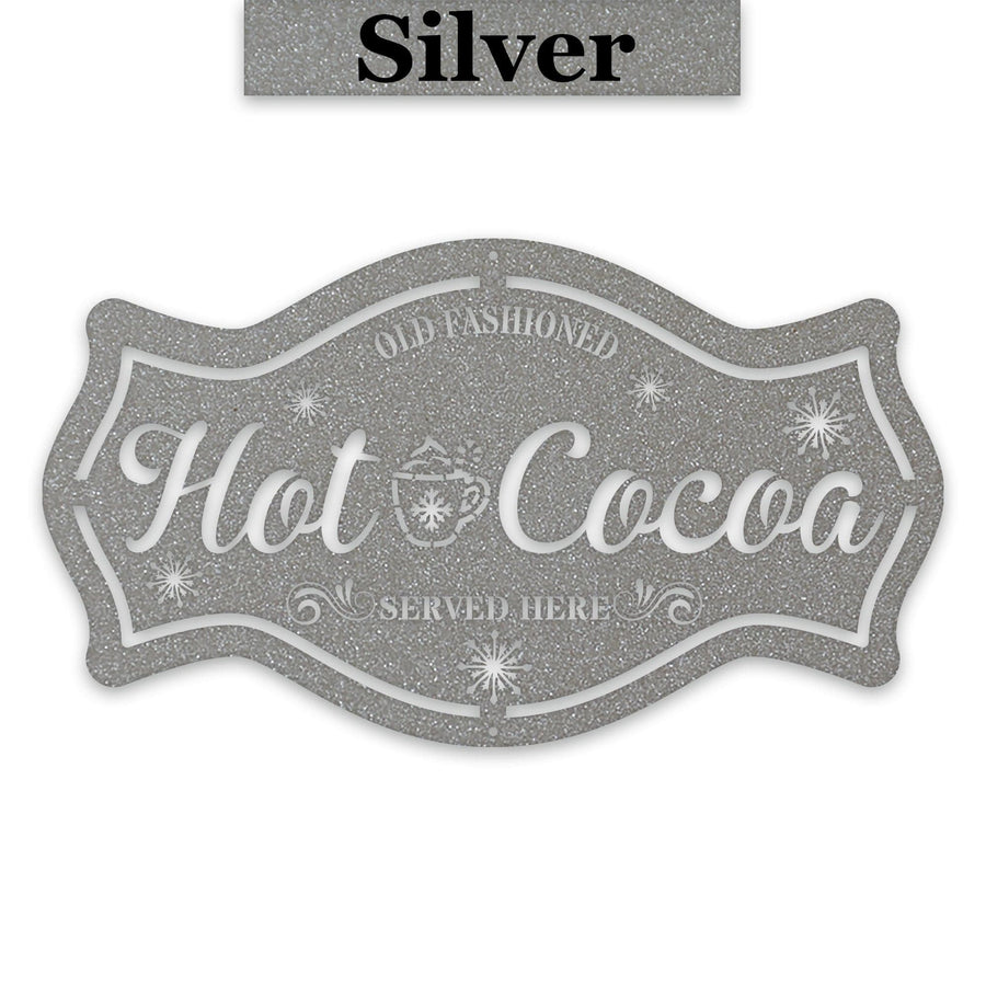 Hot Cocoa Metal Decor