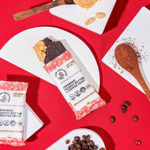 I Am Grounded - I Am Grounded THE PICK ME UP- Espresso, Peanut Butter & Coffee Fruit Box (V) (GF) - 6 Boxes x 10 Pack - Snack | Delivery near me in ... Farm2Me #url#