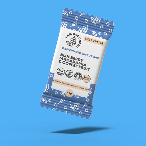 I Am Grounded - I Am Grounded THE SUNRISE- Blueberry, Coconut & Coffee Fruit Box (V) (GF) - 1/4 Pallet (192 Boxes x 10 Packs) - Snack | Delivery near me in ... Farm2Me #url#