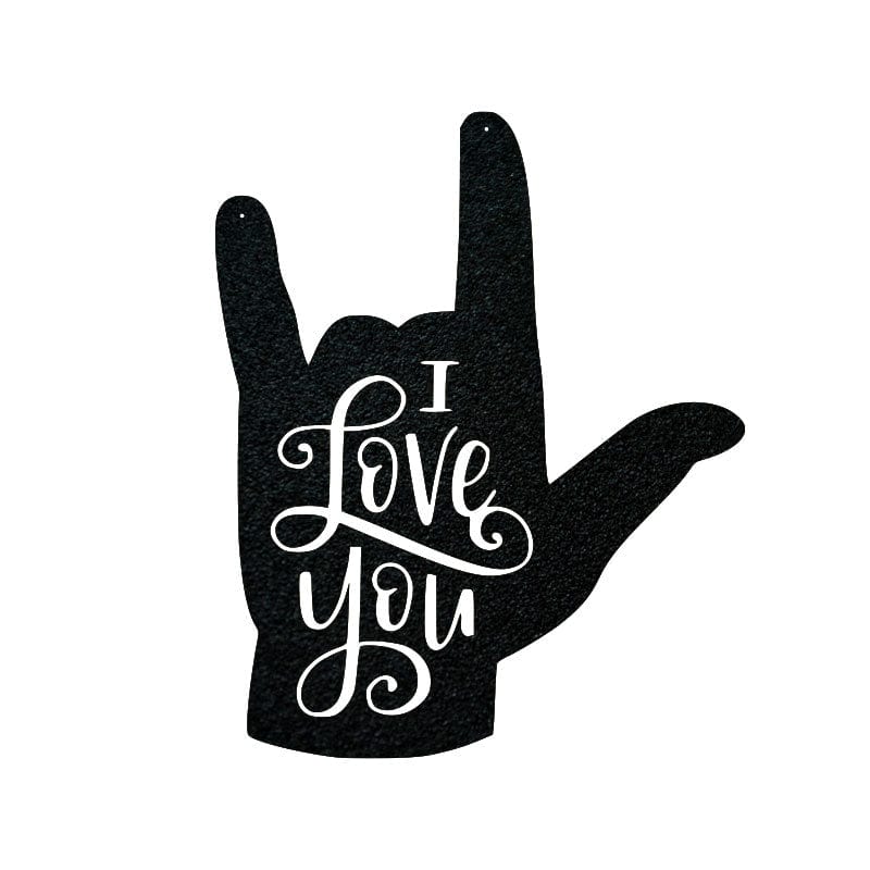 I Love You - Metal Sign Language