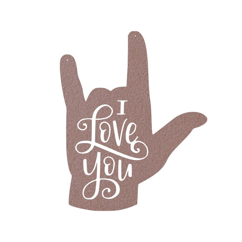 I Love You - Metal Sign Language