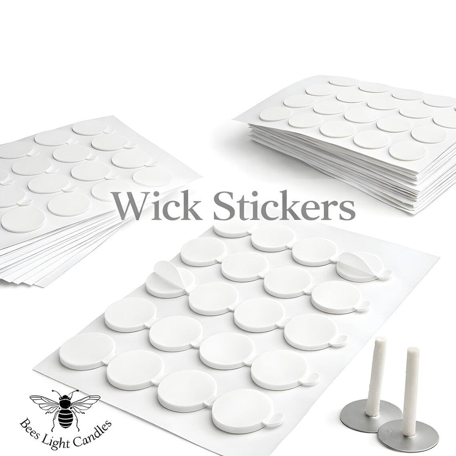 200 Pack Wick Stickers – Adhesive Foam Sticky Glue Dots for Candle Wicks