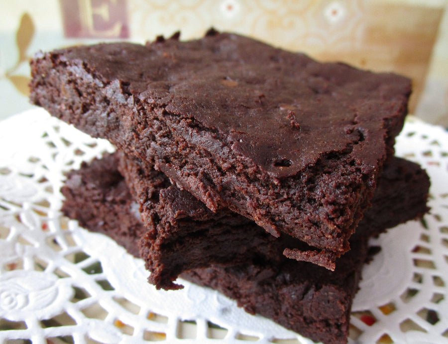 Gluten Free Brownies, Fudge, Dairy Free, Vegan, Paleo, Egg Free, Soy Free, Nut Free, School Safe, Birthday Gift, July 4th Desserts, Summer
